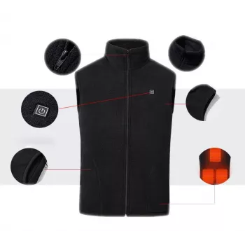 MOZOS HV3 lämmitettävä sähköliivi unisex XL