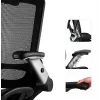 MOZOS ERGO-C Premium ergonominen toimistotuoli verkkoselkänojalla, musta