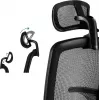 MOZOS ERGO-C Premium ergonominen toimistotuoli verkkoselkänojalla, musta