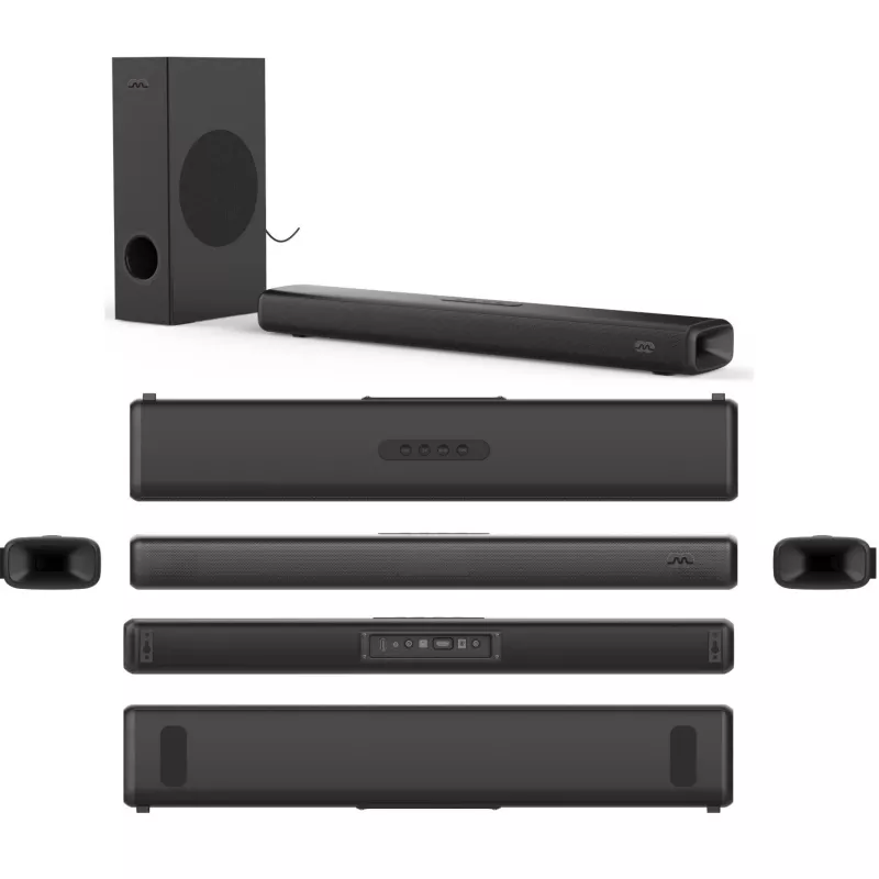 MOZOS THEATER 2.1 soundbar 100W/160W Bluetooth 5.0 -kotiteatterijärjestelmä