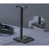 MOZOS D12 RGB LED -kuuloketeline over-ear-kuulokkeille