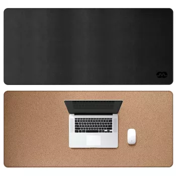 MOZOS LDP1260 premium-nahkainen työpöytäalusta 1200x600 mm, musta