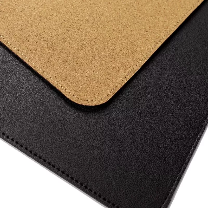 MOZOS LDP1260 premium-nahkainen työpöytäalusta 1200x600 mm, musta