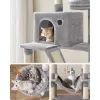 MOZOS Kitty Tree suuri raapimispuu kissoille, korkeus 206 cm