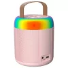 MOZOS MK pinkki karaokemikrofoni Bluetooth-kaiuttimella