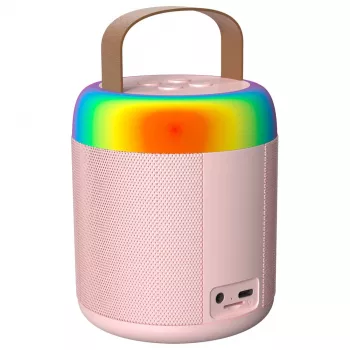 MOZOS MK pinkki karaokemikrofoni Bluetooth-kaiuttimella