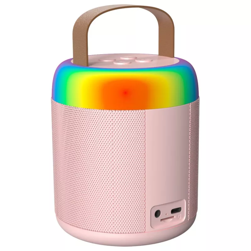 MOZOS MK pinkki karaokemikrofoni Bluetooth-kaiuttimella