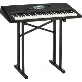 MOZOS KSX5 X-mallinen keyboard-teline digitaalipianolle, syntetisaattorille, musta
