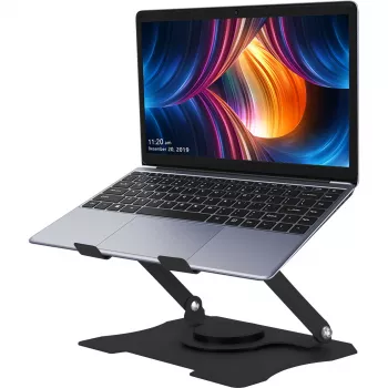 MOZOS N4-BK ergonominen kannettavan tietokoneen teline musta
