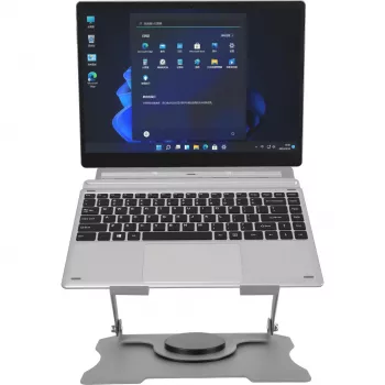 MOZOS N4-SV ergonominen kannettavan tietokoneen teline hopea