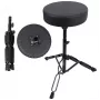 MOZOS PB02 taitettava rumpujakkara / throne, musta, 280 mm istuin, 450-550 mm korkeus