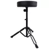 MOZOS PB02 taitettava rumpujakkara / throne, musta, 280 mm istuin, 450-550 mm korkeus