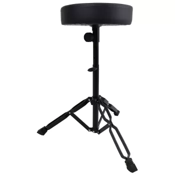 MOZOS PB02 taitettava rumpujakkara / throne, musta, 280 mm istuin, 450-550 mm korkeus