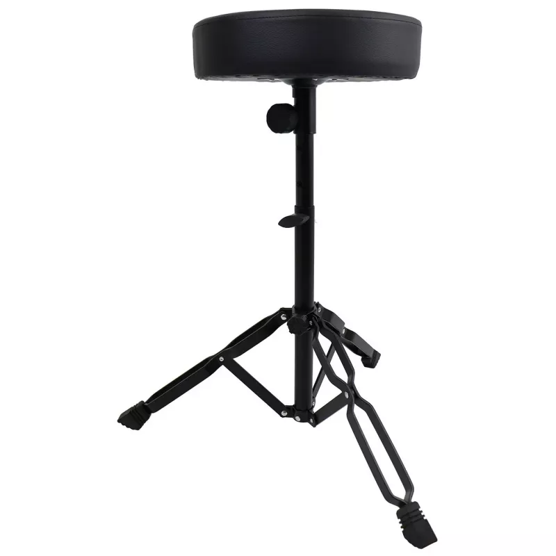 MOZOS PB02 taitettava rumpujakkara / throne, musta, 280 mm istuin, 450-550 mm korkeus