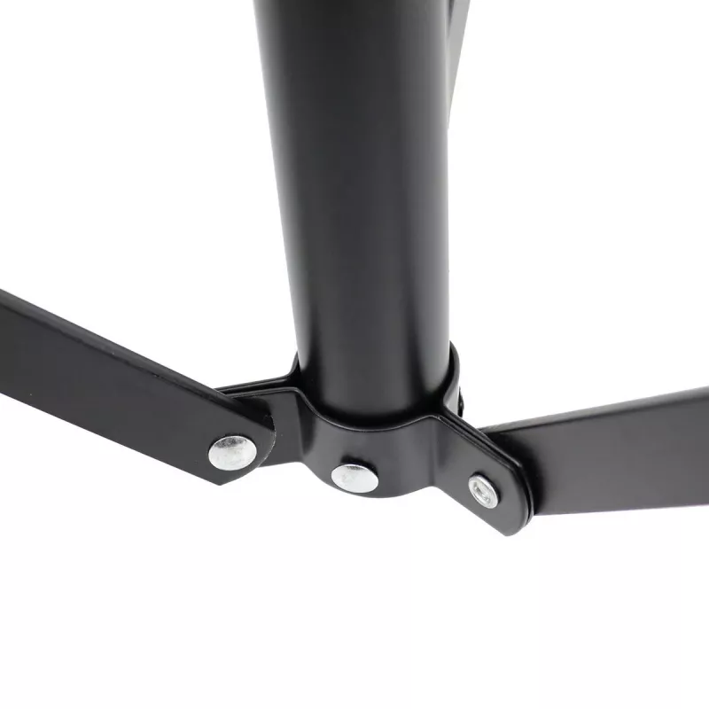 MOZOS PB02 taitettava rumpujakkara / throne, musta, 280 mm istuin, 450-550 mm korkeus