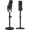 Mozos GM-ONE USB XLR RGB LED -mikrofoni musta