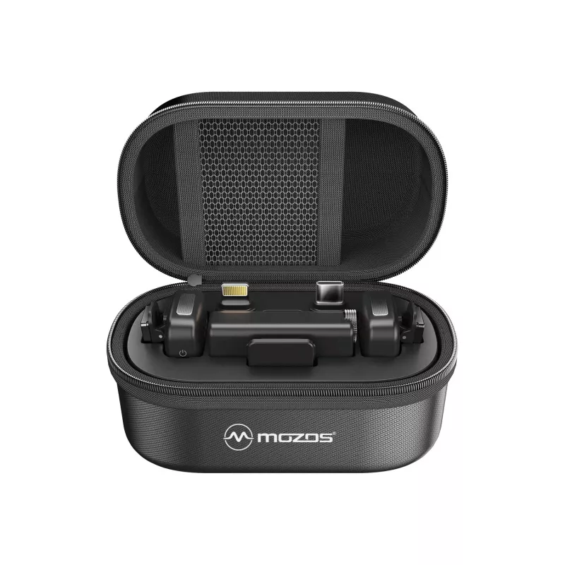 MOZOS MX4-DUAL 2.4 GHz langaton kaksoismikrofonijärjestelmä älypuhelimille
