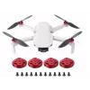 SUNNYLIFE 4x moottorinsuoja DJI Mavic Minille - musta ABS-muovi napsautettava pölytiivis naarmuuntumaton
