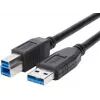Brackton USB Type-A - Type-B 5Gbps 3m kaapeli - musta
