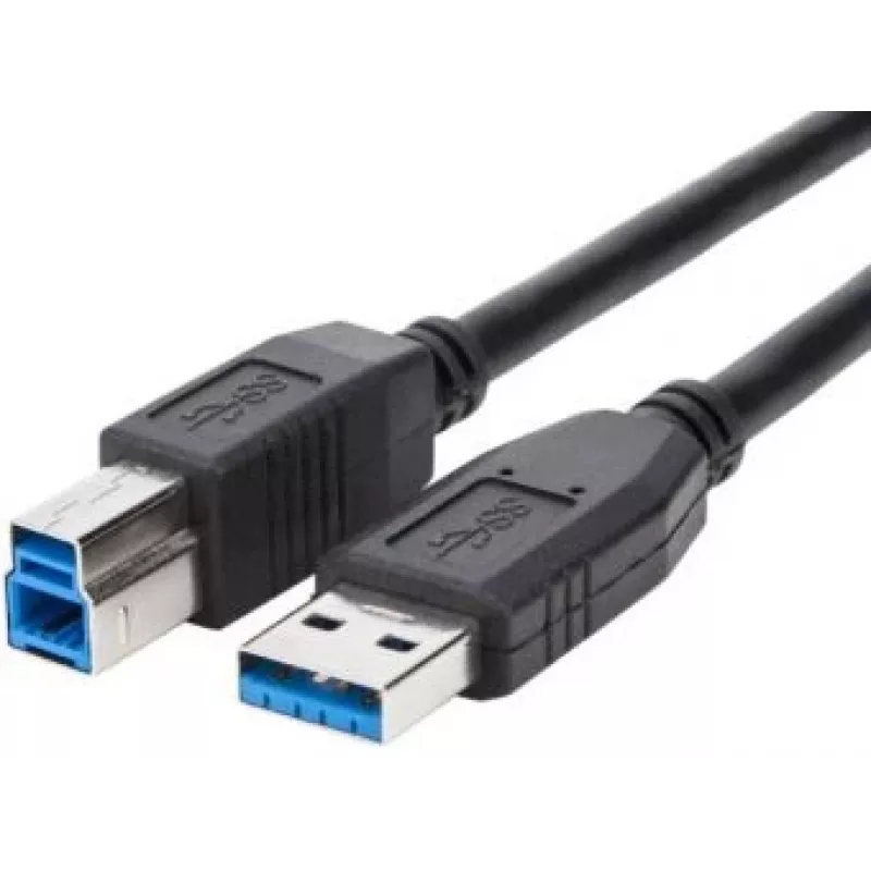 Brackton USB Type-A - Type-B 5Gbps 3m kaapeli - musta