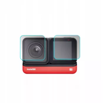 SUNNYLIFE 4x näytönsuojakalvo karkaistusta lasista Insta360 One R 4K Edition LCD-näytölle