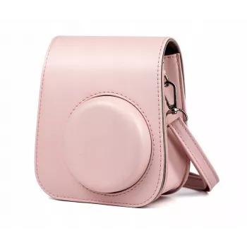 LOVEINSTANT 2-in-1 setti: suojakotelo ja valokuva-albumi Fuji Instax Mini 11 - pinkki