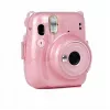 LOVEINSTANT suojakotelo Fujifilm Instax Mini 11 - läpinäkyvä pinkki glitterillä