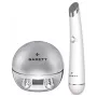 Garett Beauty Pretty Face + Glow Eye White - monitoiminen kasvojen ja silmien hoitolaite LED-terapialla, puhdistuksella ja hieronnalla