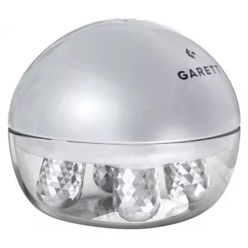 Garett Beauty Pretty Face + Glow Eye White - monitoiminen kasvojen ja silmien hoitolaite LED-terapialla, puhdistuksella ja hieronnalla