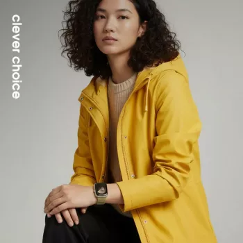 Crong Melange magneettiranneke Apple Watch 38/40/41/42 mm (keltainen melange)