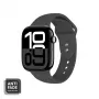 Crong Liquid Silicone kelloranneke Apple Watch 44/45/46/49 mm - grafiitti