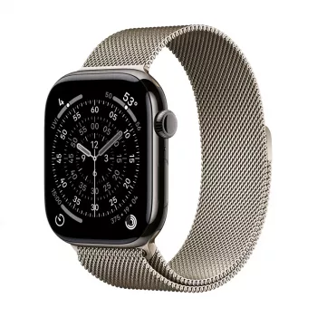 Crong Milano Steel – ruostumaton teräsranneke Apple Watch 44/45/46/49 mm (samppanja)