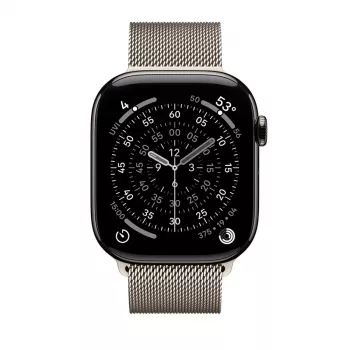Crong Milano Steel – ruostumaton teräsranneke Apple Watch 44/45/46/49 mm (samppanja)