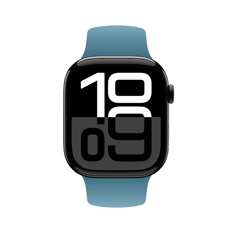 Crong Liquid Silicone kelloranneke Apple Watch 38/40/41/42 mm - marine blue