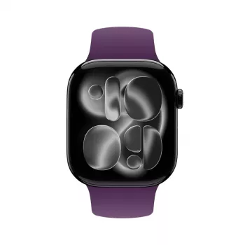 Crong Liquid Silicone Sport Band Apple Watch 44/45/46/49 mm - plum