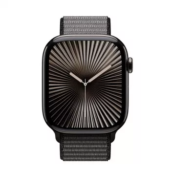 Crong Nylon Sport Loop Apple Watch 44/45/46/49 mm (night grey)
