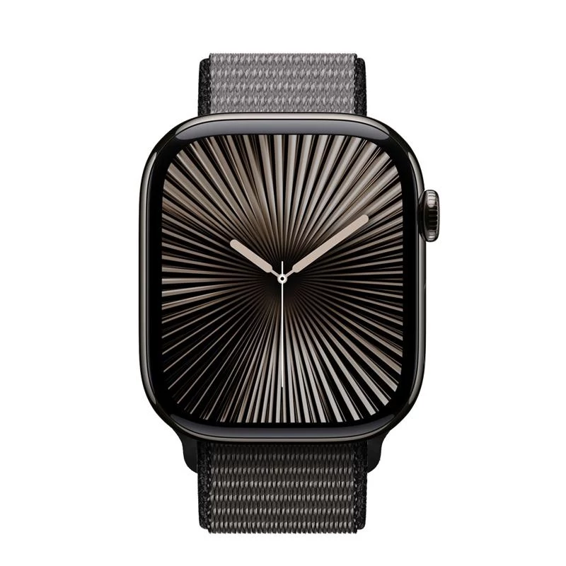 Crong Nylon Sport Loop Apple Watch 44/45/46/49 mm (night grey)