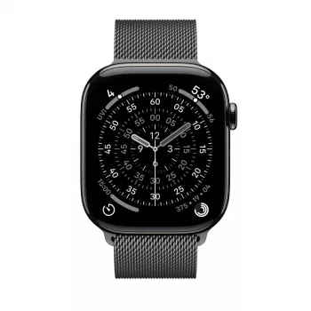 Crong Milano Steel - ruostumaton teräsranneke Apple Watch 38/40/41/42 mm (grafiitti)