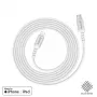 Crong Armor Link USB-C - Lightning -pikalatauskaapeli MFi 150 cm valkoinen