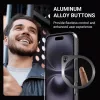Crong Clear MAG Pro -kotelo Apple iPhone 16 -puhelimelle, MagSafe, musta