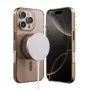 Crong Clear MAG Pro -kotelo iPhone 16 Pro Max -puhelimelle, MagSafe, Desert
