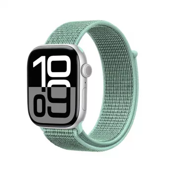 Crong Nylon Sport Loop Apple Watch 38/40/41/42 mm vihreä