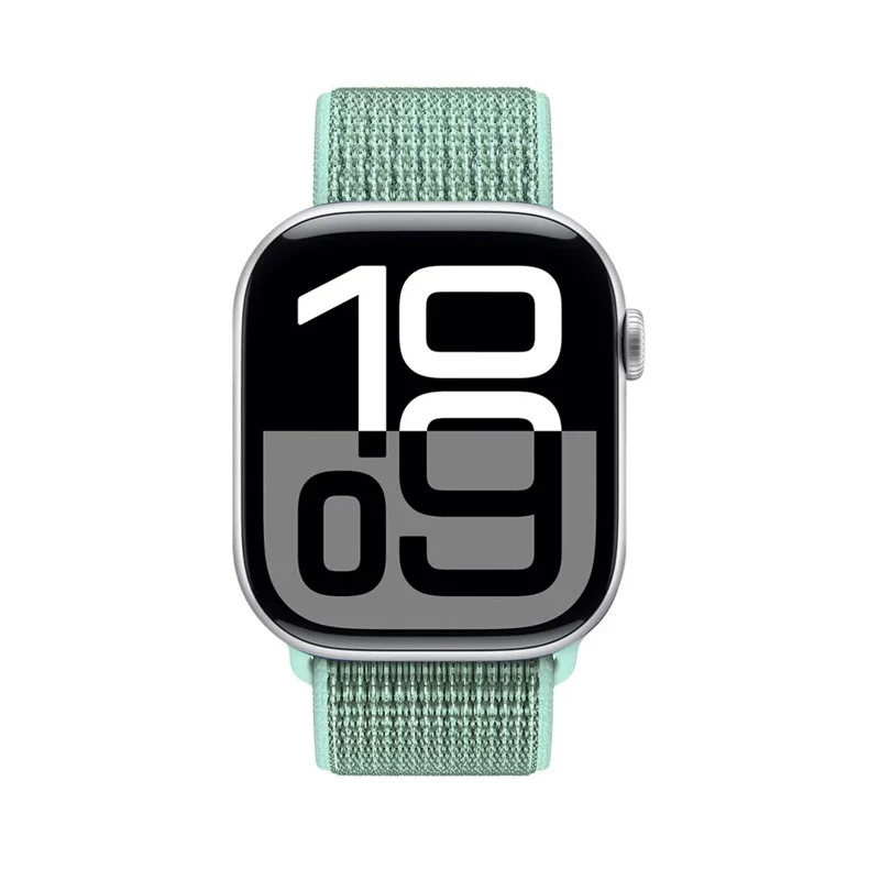 Crong Nylon Sport Loop Apple Watch 38/40/41/42 mm vihreä