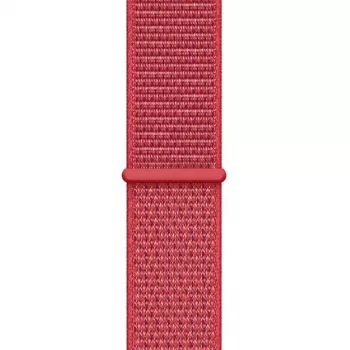 Crong Nylon Sport Loop Apple Watch 38/40/41/42 mm punainen