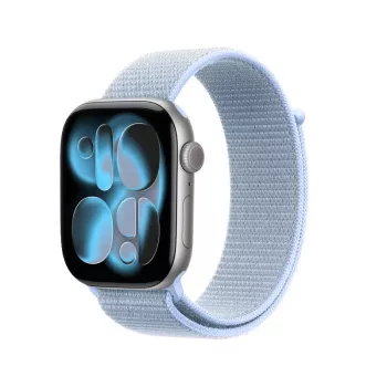 Crong Nylon-ranneke Apple Watch 38/40/41/42 mm sininen
