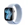 Crong Nylon-ranneke Apple Watch 38/40/41/42 mm sininen