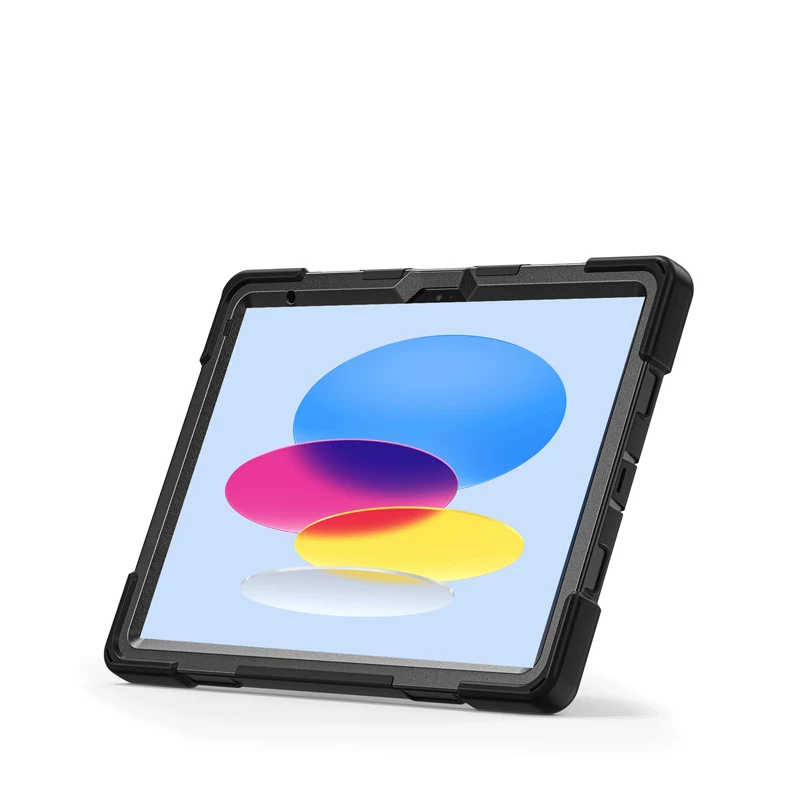 Crong Defender Plus kotelo iPad 11 A16 (2025) / 10,9 tuuman (2022) musta