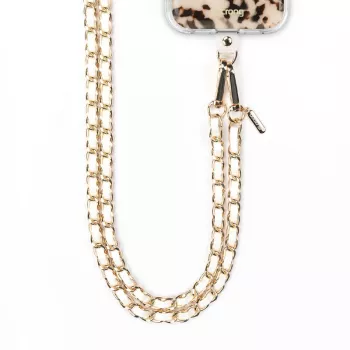 Crong Phone Crossbody - kaulahihna puhelimelle (White Twist)