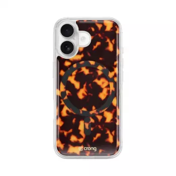 Crong Deluxe MAG Cover - kotelo iPhone 17 MagSafe (Tortoise)