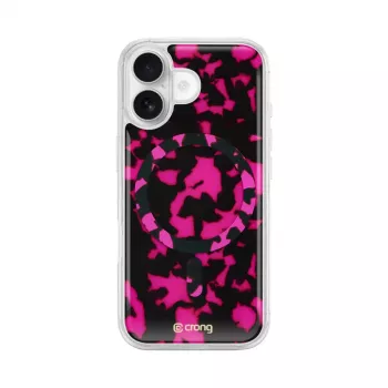 Crong Deluxe MAG Cover - takakansi Apple iPhone 17, MagSafe, Pink Tortoise